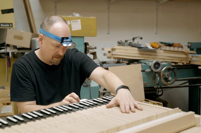 Jean Rondeau und das Cembalo – Bild: NDR /​ © Cedric Retzmann /​ © Cedric Retzmann