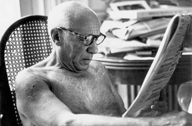 Gegen Ende seines Lebens war Picasso beliebtes Sujet bei Paparazzi und Regenbogenpresse – er war zum ersten Medienstar der modernen Kunst geworden. – Bild: arte