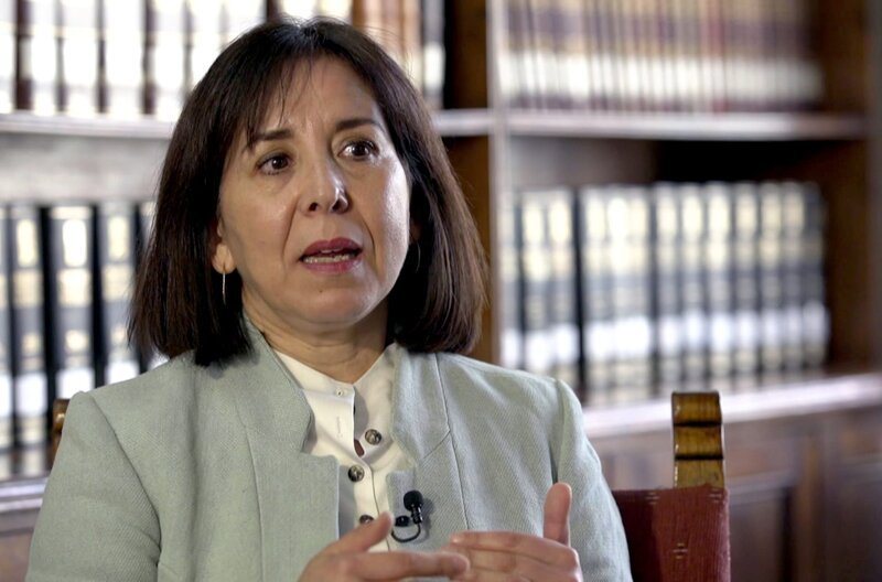 Pamela Figueroa, Professorin an der Universität Santiago de Chile – Bild: SWR /​ Pamela Figueroa, Professorin an der Universität Santiago de Chile