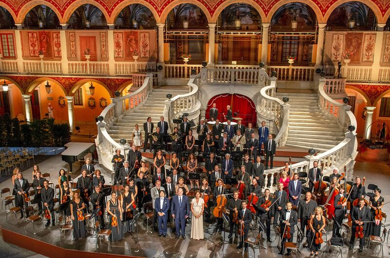 Nelson Freire im Fürstenpalast von Monaco – Bild: arte