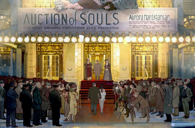 1919 feiert der Stummfilm „Auction of Souls“ Premiere in amerikanischen Kinos. Er erzählt die bewegende Geschichte der Flucht von Aurora Mardiganian vor dem Genozid in Armenien. – Bild: Bars Media /​ © Bars Media