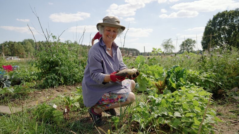 Erfolgreiche Ernte in einem Gartenprojekt bei Berlin. – Bild: ZDF und Christian Gruber. Erfolgreiche Ernte in einem Gartenprojekt bei Berlin. – Bild: ZDF und Christian Gruber.