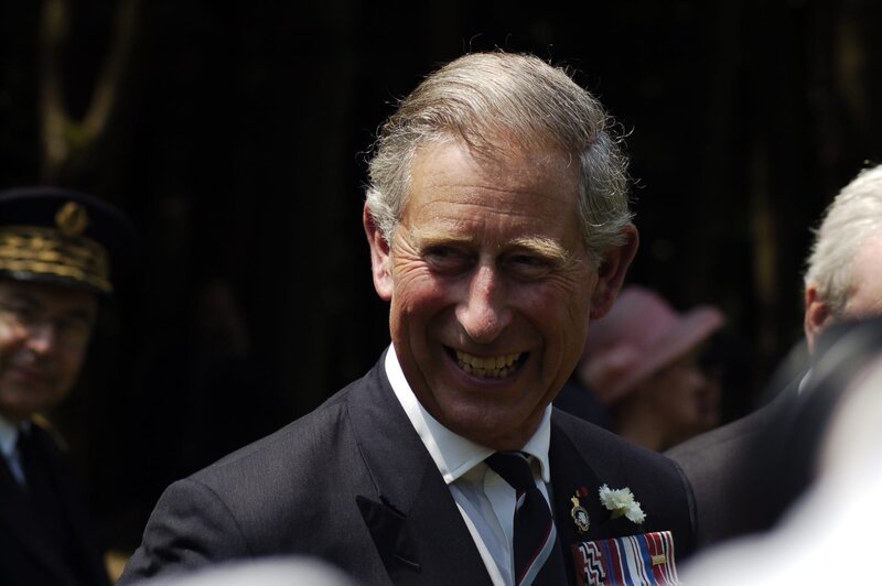Prince Charles smiling after leading a WWI commemoration service in northern France for the Battle of the Somme. July 1, 2006. – Bild: tagesschau24