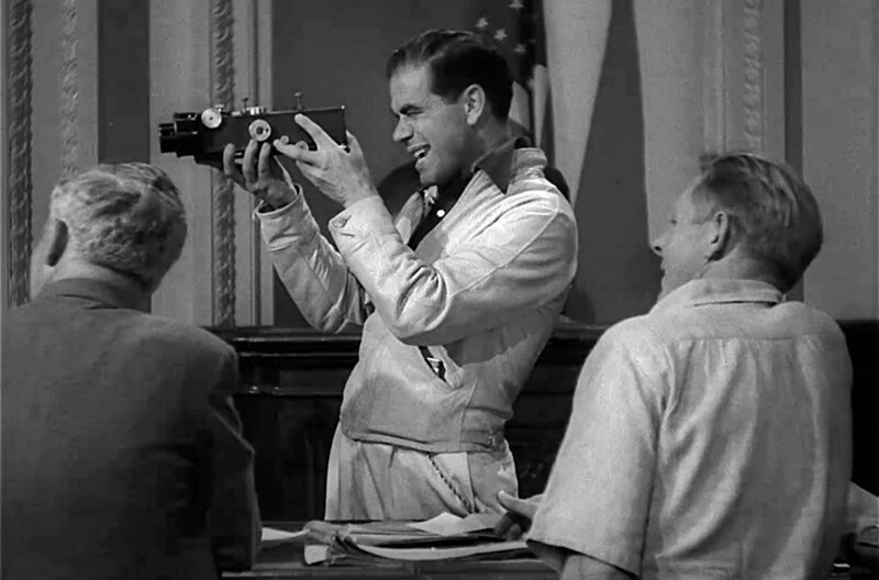Frank Capra am Set des Films „Mr. Smith geht nach Washington“, 1939 – Bild: National Archives and Records Administration /​ Frank Capra am Set des Films ?Mr. Smith geht nach Washington?, 1939
