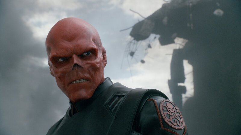Gilt als unbesiegbar: Naziagent Johann Schmidt alias Red Skull (Hugo Weaving) … – Bild: TM & © 2011 Marvel Entertainment, LLC & subs. Gilt als unbesiegbar: Naziagent Johann Schmidt alias Red Skull (Hugo Weaving) … – Bild: TM & © 2011 Marvel Entertainment, LLC & subs.