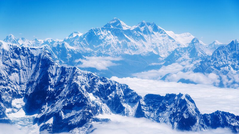 Der Mount Everest ist 8.848 Meter hoch. – Bild: BILD