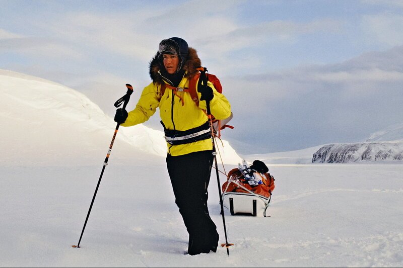 The Scent of Fear – der Geruch der Angst Evelyne Binsack auf ihrem Weg zum Nordpol SRF/​ican films gmbh – Bild: SRF1