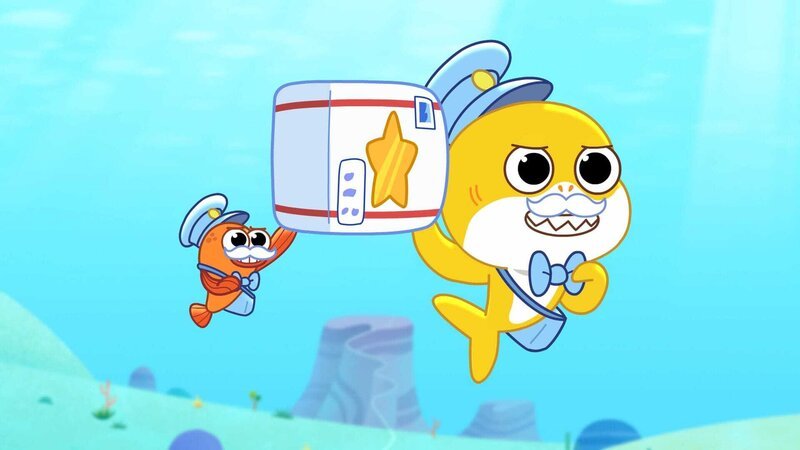 L-R: William, Baby Shark – Bild: Paramount