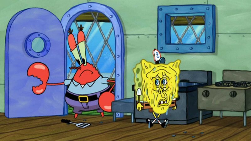 L-R: Mr. Krabs, SpongeBob – Bild: ViacomCBS
