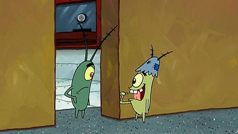 L-R: Plankton, Clem – Bild: ANNÉE Viacom International Inc. Tous droits réservés. Nickelodeon, Bob l’éponge et tous les autres titres, logos et personnages qui y sont associés sont des marques de commerce de Viacom International inc. Créé par Stephen Hillenburg.