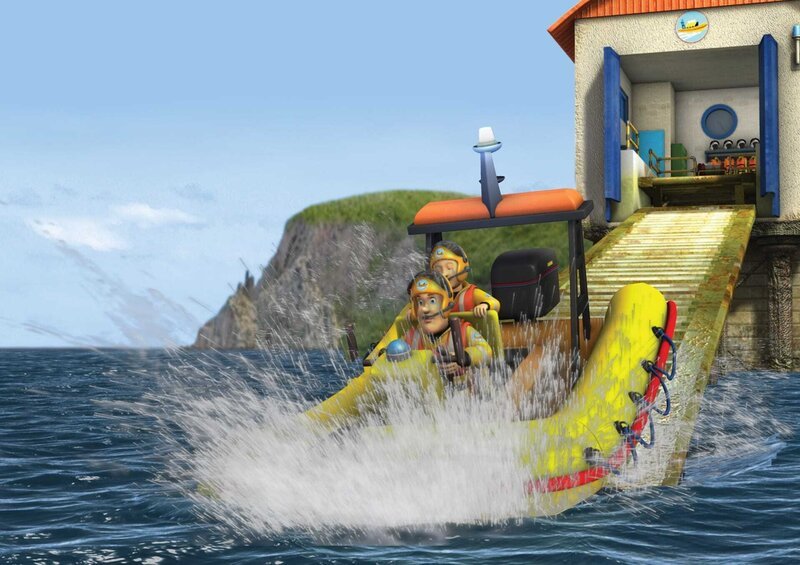 Feuerwehrmann Sam und Penny müssen sich beeilen. Charlie Jones ist in Seenot. – Bild: KiKA