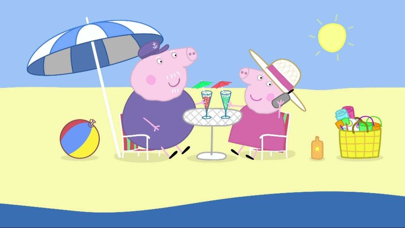 v.li.: Grandpa Pig, Granny Pig – Bild: Paramount