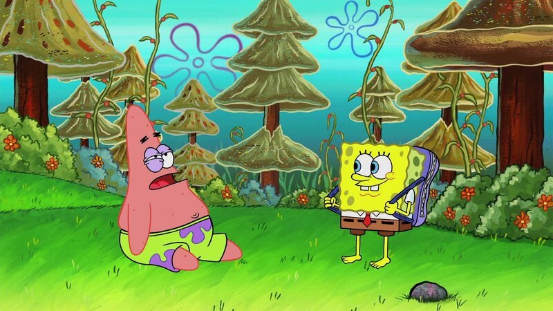 L-R: Patrick, SpongeBob – Bild: ANNÉE Viacom International Inc. Tous droits réservés. Nickelodeon, Bob l’éponge et tous les autres titres, logos et personnages qui y sont associés sont des marques de commerce de Viacom International inc. Créé par Stephen Hillenburg.