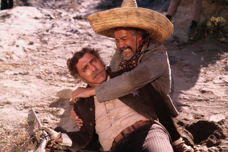 v.li.: Valdez (Burt Lancaster), Diego (Frank Silvera) – Bild: MGM