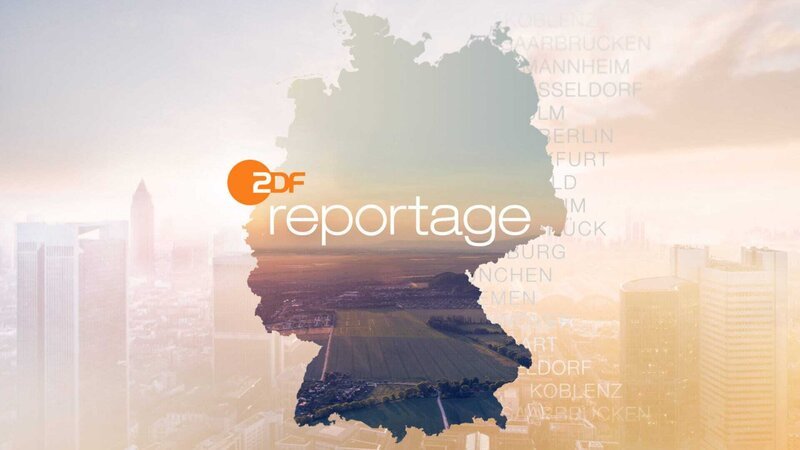 Logo „ZDF.reportage“. – Bild: ZDF und FeedMee./​FeedMee