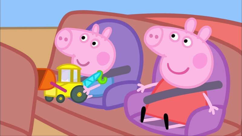 L-R: George Pig, Peppa Pig – Bild: Paramount