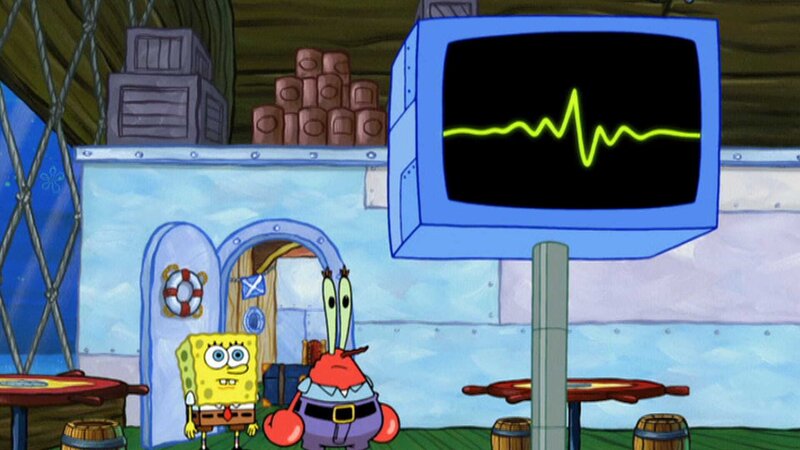 L-R: SpongeBob, Mr. Krabs, Karen – Bild: ViacomCBS