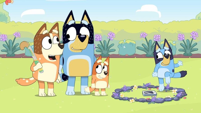 L-R: Chilli, Bandit, Bingo und Bluey – Bild: 2013 The Walt Disney Company Germany