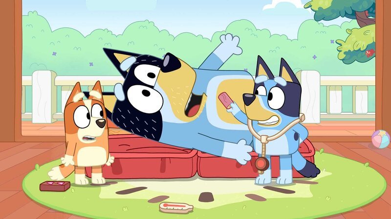 L-R: Bingo, Bandit, Bluey – Bild: 2013 The Walt Disney Company Germany