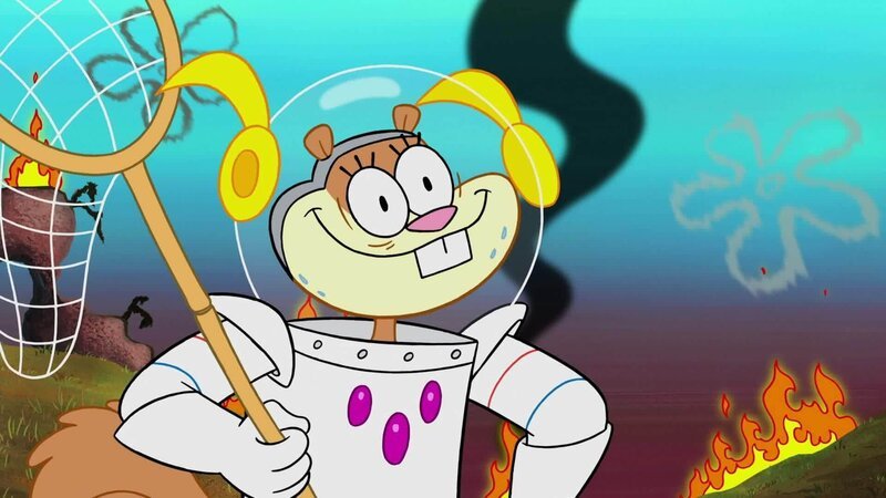 Sandy – Bild: ANNÉE Viacom International Inc. Tous droits réservés. Nickelodeon, Bob l’éponge et tous les autres titres, logos et personnages qui y sont associés sont des marques de commerce de Viacom International inc. Créé par Stephen Hillenburg.
