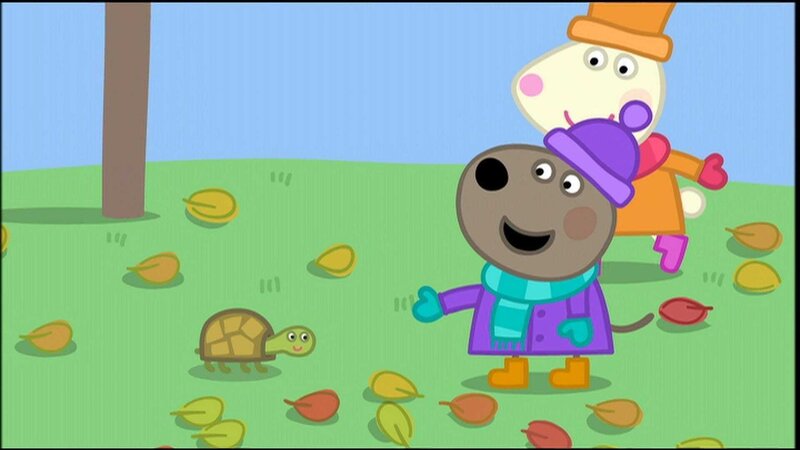 Vorne, v.li.: Tiddles, Danny Dog, Rebecca Rabbit – Bild: PLURIMEDIA (Astley Baker Davies /​ Rubber Duck /​ Entertainment /​ Eone)