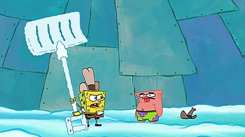 L-R: SpongeBob, Patrick – Bild: ViacomCBS