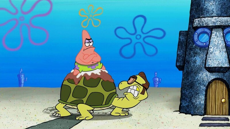 L-R: Patrick, Tony – Bild: ANNÉE Viacom International Inc. Tous droits réservés. Nickelodeon, Bob l’éponge et tous les autres titres, logos et personnages qui y sont associés sont des marques de commerce de Viacom International inc. Créé par Stephen Hillenburg.