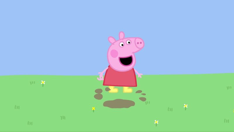 Peppa hat einen riesen Spaß im Schlamm. – Bild: Matschepampe! /​