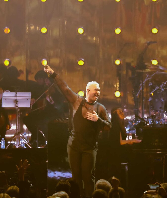 Im Oktober 2022 begeistert Sam Smith sein Publikum in der Londoner „Royal Albert Hall“ mit seinen großen Hits und Songs des neuen Albums „Gloria“. – Bild: ZDF und Mercury Studios.