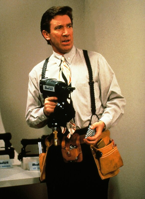 Die Stunde der Wahrheit ist gekommen: Tim (Tim Allen) soll in seiner eigenen Heimwerkersendung gegen einen berühmten Heimwerker-Guru zu einem Wettbewerb antreten. Tim hat eine ganz besondere Art, seinen Konkurrenten auszuschalten … – Bild: Disney Channel