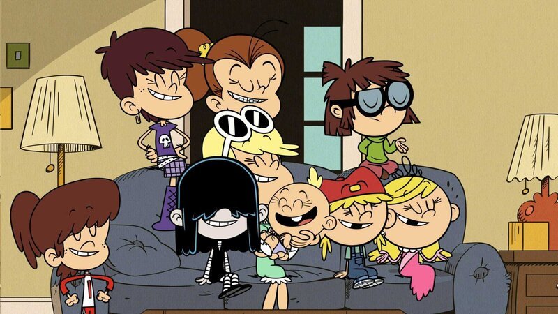 v.li. Lynn, Luna, Lucy, Leni, Luan, Lily, Lana, Lisa, Lola – Bild: Paramount
