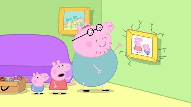 v.li.: George Pig, Peppa Pig, Daddy Pig – Bild: Paramount v.li.: George Pig, Peppa Pig, Daddy Pig – Bild: Paramount