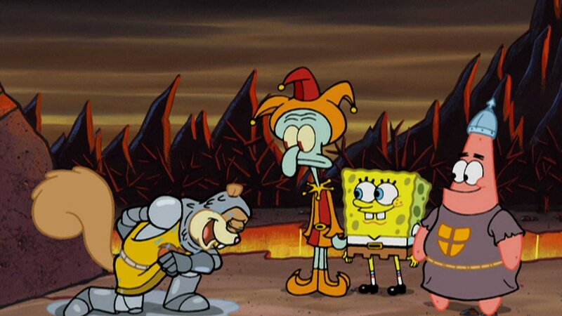 L-R: Sandy, Squidward, SpongeBob, Patrick – Bild: ViacomCBS