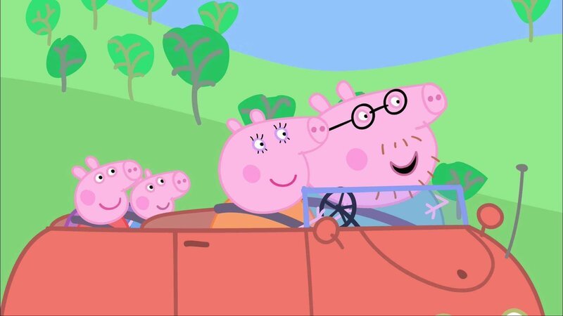 L-R: Peppa Pig, George Pig, Mummy Pig, Daddy Pig – Bild: Paramount
