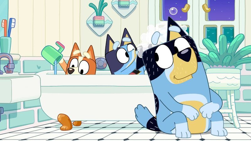 L-R: Bingo, Bluey, Bandit – Bild: 2013 The Walt Disney Company Germany