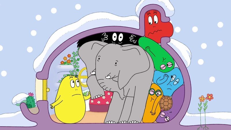L-R: Barbazoo, Boris, Barbabeau, Barbalib, Barbalala, Barbabravo, Barbahelle, Barbabelle – Bild: Paramount