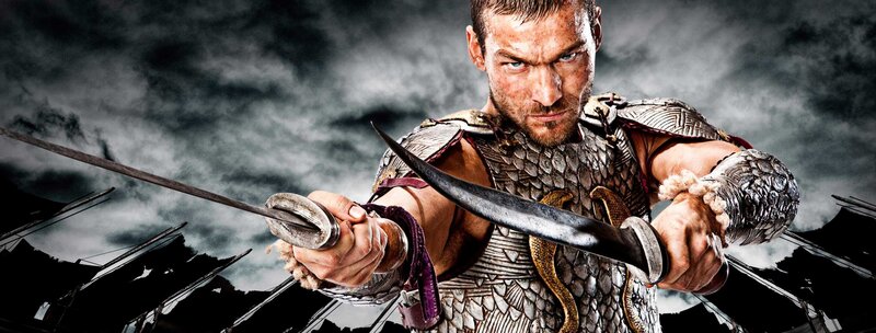 Als sich der thrakische Heeresführer Spartacus (Andy Whitfield) im Krieg gegen die Daker weigert, weiterhin für die Römer zu kämpfen, weil der römische Befehlshaber Claudius Glaber wortbrüchig wurde, unterschreibt er sein eigenes Todesurteil … – Bild: Spartacus:  Blood and Sand ©2010 Starz Entertainment, LLC