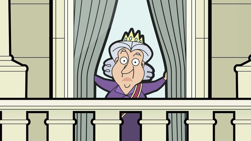 Queen Elizabeth II – the ruler of the United Kingdom and the Commonwealth whom Mr. Bean is a fan of. – Bild: Boomerang (DE) /​ Tiger Aspect Productions 2014 Ltd