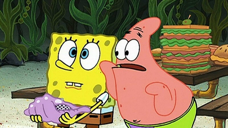 L-R: SpongeBob, Patrick – Bild: ViacomCBS