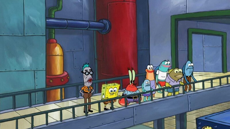 SpongeBob (2.v.l.), Mr. Krabs (3.v.l.) – Bild: ViacomCBS