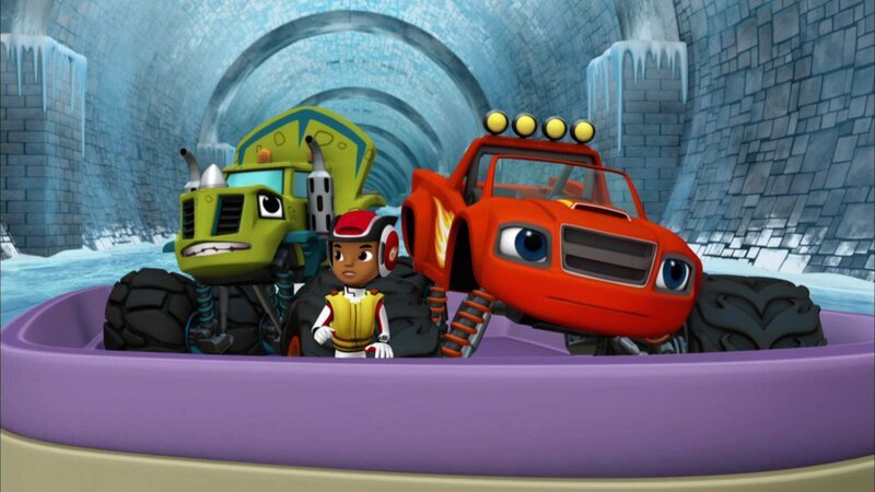 L-R: Zeg, AJ, Blaze – Bild: Paramount
