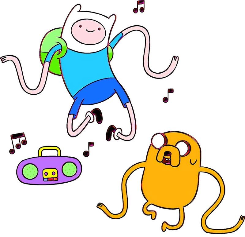 L-R:Finn (Jeremy Shada) ,Jake (John DiMaggio) – Bild: Turner /​ TM & (C) 2012 CARTOON NETWORK. A TIME WARNER COMPANY. ALL RIGHTS RESERVED.