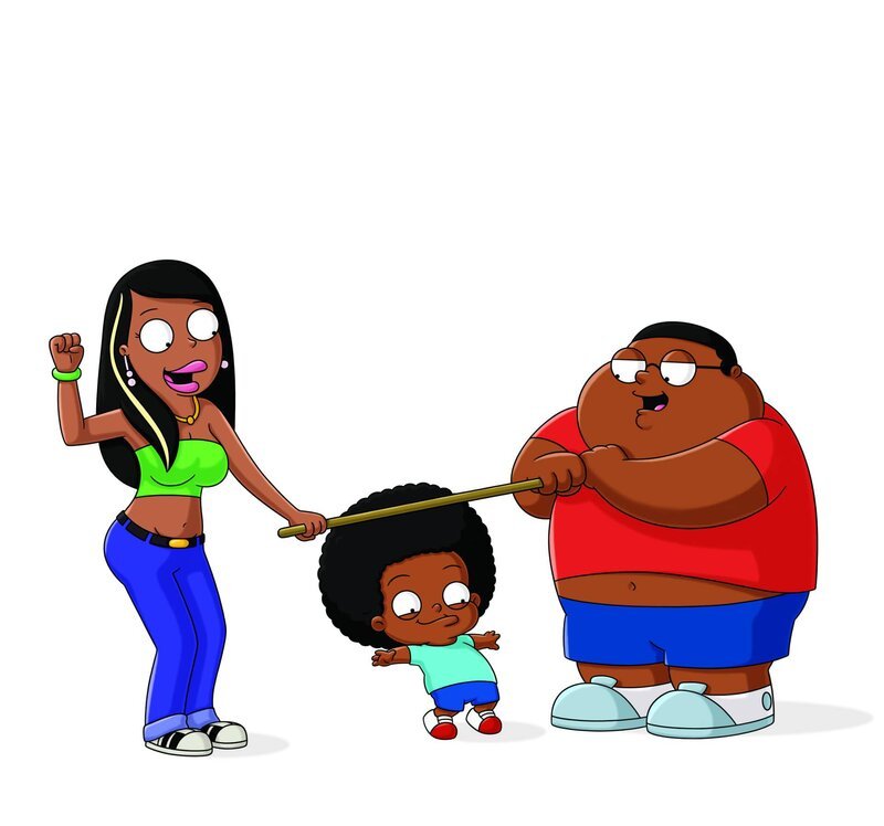 L-R: Roberta, Rallo and Cleveland Brown Jr. – Bild: /​ © 2012 FOX BROADCASTING