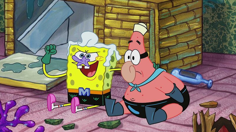 L-R: SpongeBob, Patrick – Bild: Paramount