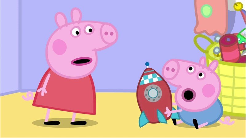 L-R: Peppa Pig, George Pig – Bild: Paramount