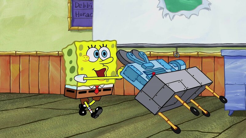 SpongeBob – Bild: ANNÉE Viacom International Inc. Tous droits réservés. Nickelodeon, Bob l’éponge et tous les autres titres, logos et personnages qui y sont associés sont des marques de commerce de Viacom International inc. Créé par Stephen Hillenburg.