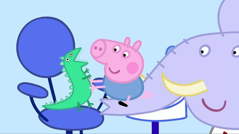 L-R: George Pig, Dr. Elephant – Bild: Paramount