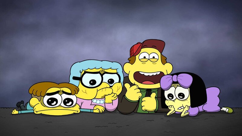 L-R: Cricket Green (Chris Houghton), Gramma Alice Green (Artemis Pebdani),  Bill Green (Bob Joles) and Tilly Green (Marieve Herington) – Bild: Disney Channel /​ 2018 Disney Enterprises, Inc. All rights reserved.