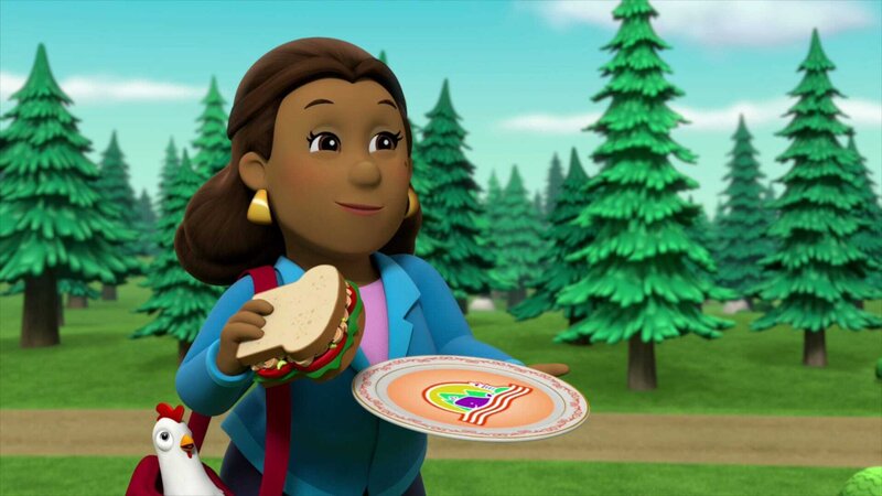 L-R: Chickaletta, Mayor Goodway – Bild: ViacomCBS