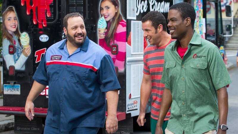 Eric Lamonsoff (Kevin James, li.), Lenny Feder (Adam Sandler), Kurt McKenzie (Chris Rock, re.) – Bild: RTL Zwei Eric Lamonsoff (Kevin James, li.), Lenny Feder (Adam Sandler), Kurt McKenzie (Chris Rock, re.) – Bild: RTL Zwei